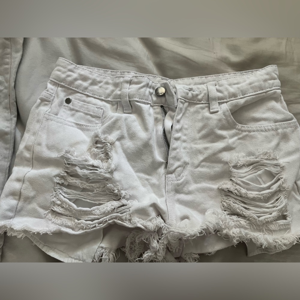 nature denim jean shorts size medium
